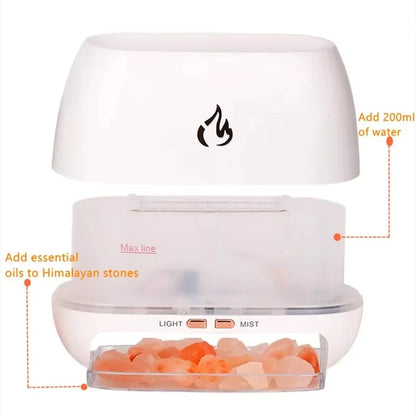 3-in-1 Himalayan Salt Rock Scent Diffuser 5