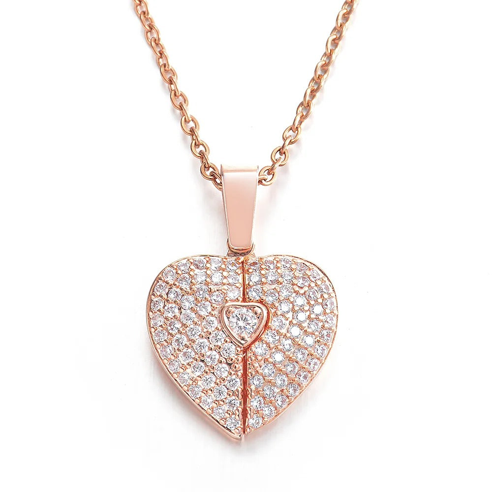 Heavenly Heart Angel Wings Necklace 5