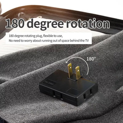 3 in 1 Rotatable Socket Converter- 4PCS+2 For Free 5
