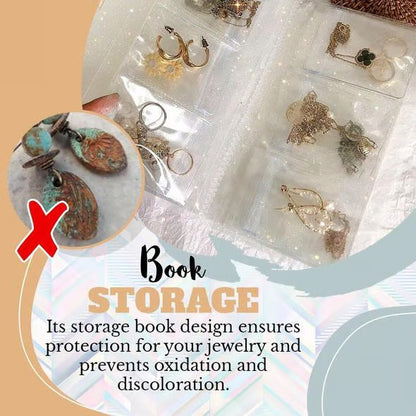 Transparent Jewellery Storage Book Set 5