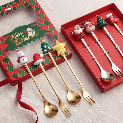 Christmas Cutlery Set-6PCS 5