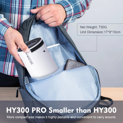 Portable 180 Degree Rotation Home 4K Video Projector 5