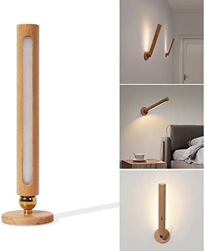 Smart 360°Rotatable Wood Light 5