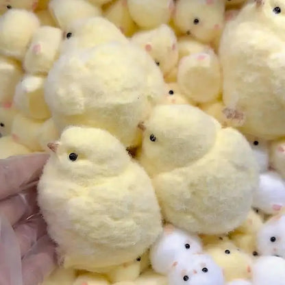 Handmade Ultra Soft Furry Chick Toy 5