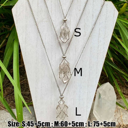 Crystal Stone Holder Necklace 5