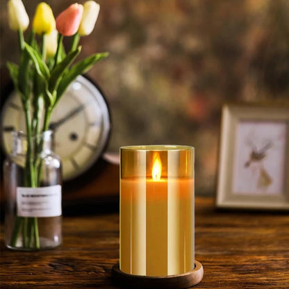 LED Acrylic Flameless Candles – LED Candles with Remote & Timer 5