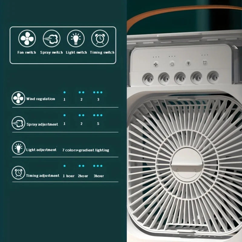 3 in 1 Ice Mist Portable Air Cooler 5
