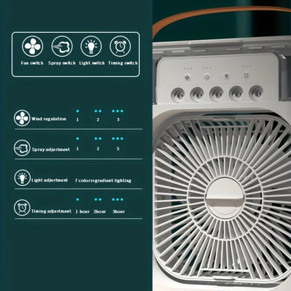 3 in 1 Ice Mist Portable Air Cooler 5