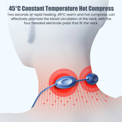 EMS Portable Lymphatic Relief Neck Massager 5