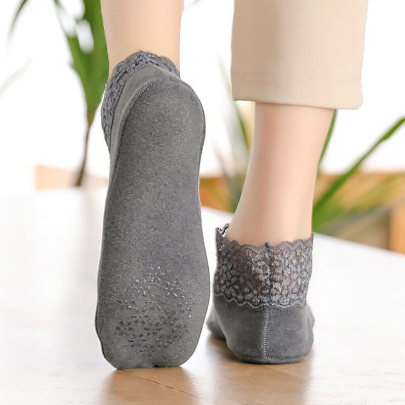 New Fashion Lace Warmer Socks 5
