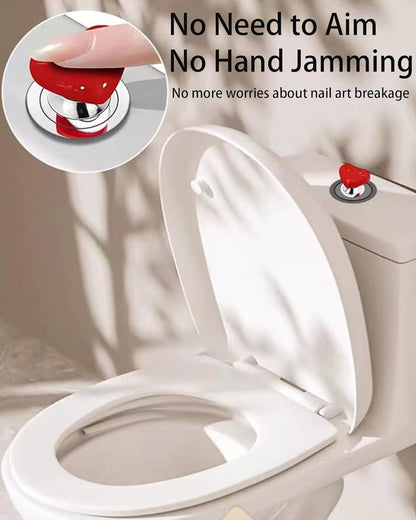 Heart Shaped Toilet Flush Button 5