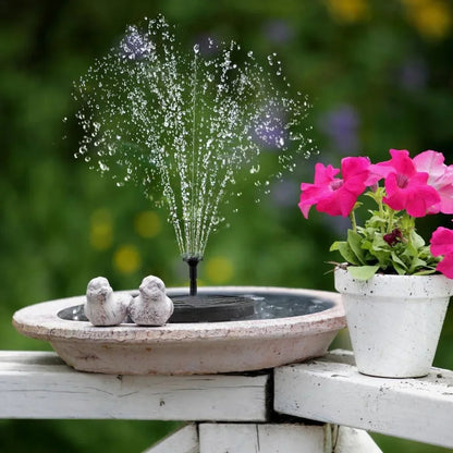Solar Bird Bath Fountain Pump – Floating LED Water Feature with 5 Nozzles for Garden & Outdoor Birdbaths 5