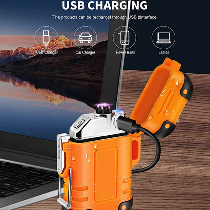 Electric Plasma Waterproof Rechargeable Dual Arc Lighter 5