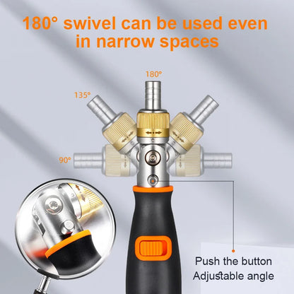 Universal Two Way joint Ratchet screwdriver 5