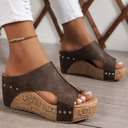 Stud Wedges Women's Sandals 5