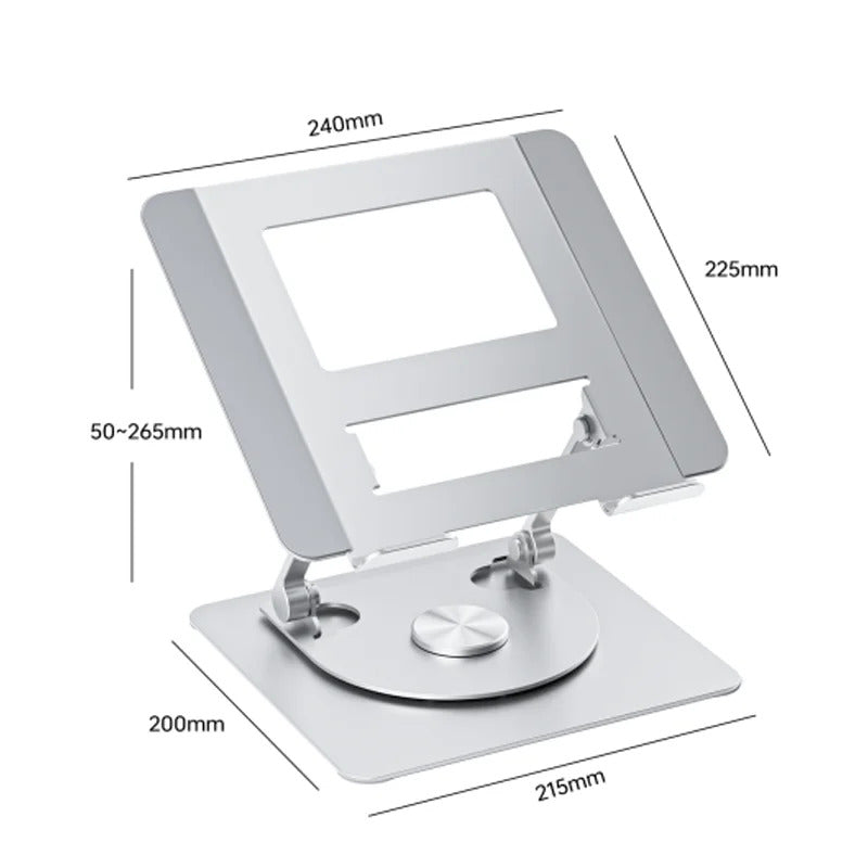 360° Rotating Adjustable Ergonomic Foldable Laptop Stand 5