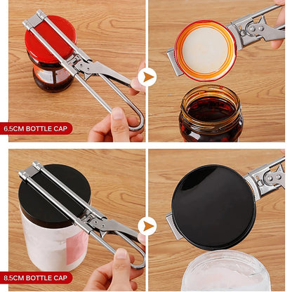 Adjustable Stainless Steel Jar & Bottle Opener 5