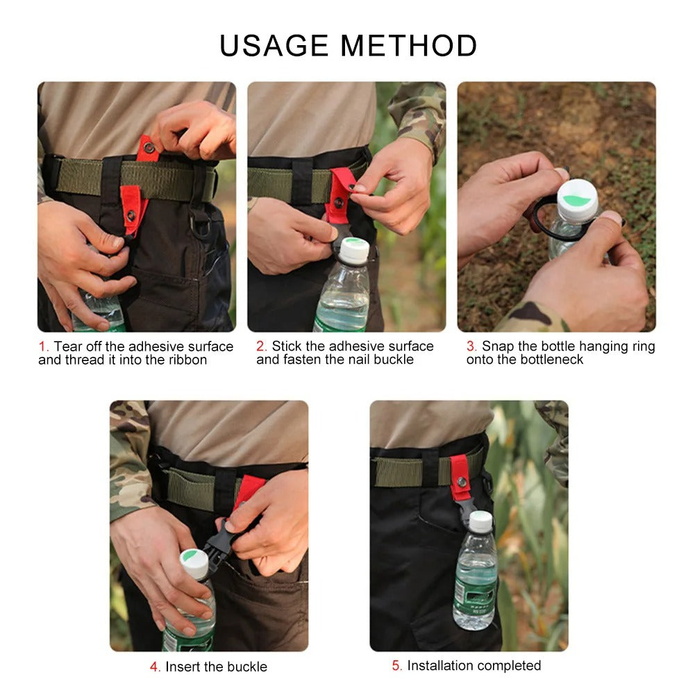 Belt/Backpack Hanger Clip for Water Bottle-10PCS 5
