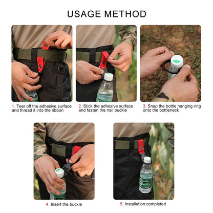 Belt/Backpack Hanger Clip for Water Bottle-10PCS 5