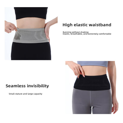 Multifunctional Knit Breathable Concealed Waist Bag 5