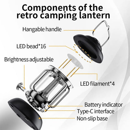 Retro Portable Camping Lantern 5