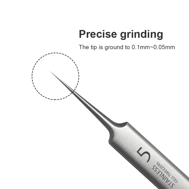 Ultra-Fine Professional Facial Blackhead Remover Tweezers 5