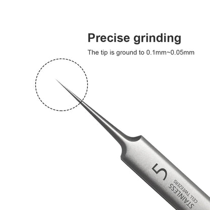 Ultra-Fine Professional Facial Blackhead Remover Tweezers 5
