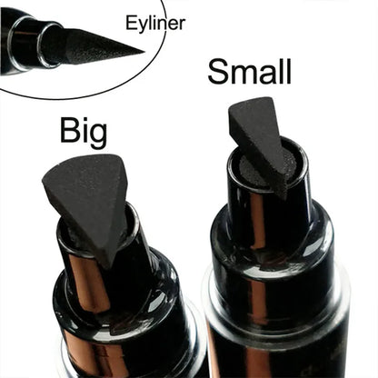 2 In 1 Liquid Waterproof Eyeliner Stamp Pen 5
