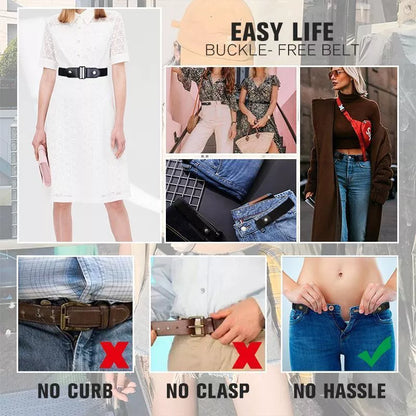 Buckle-free Invisible Elastic Waist Belts 5