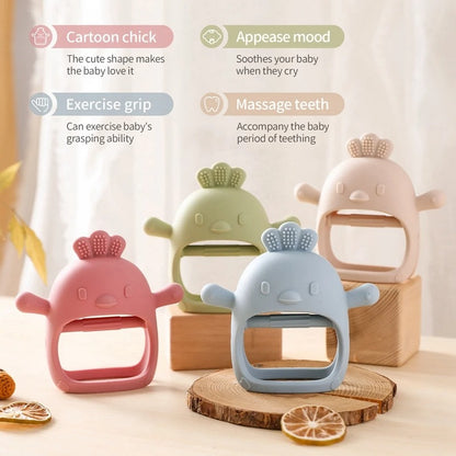 Baby Teether Chick Gloves 5