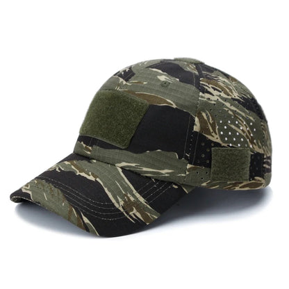 Camouflage Built-in Sunglasses Slot Cap 5
