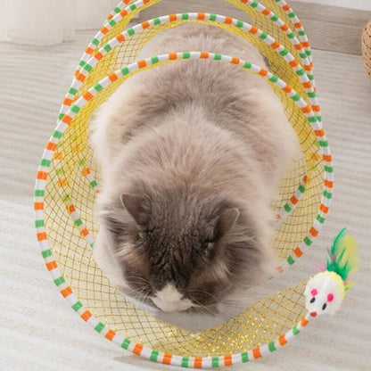 Self-play Cat Hunting Spiral Tunnel Toy 5