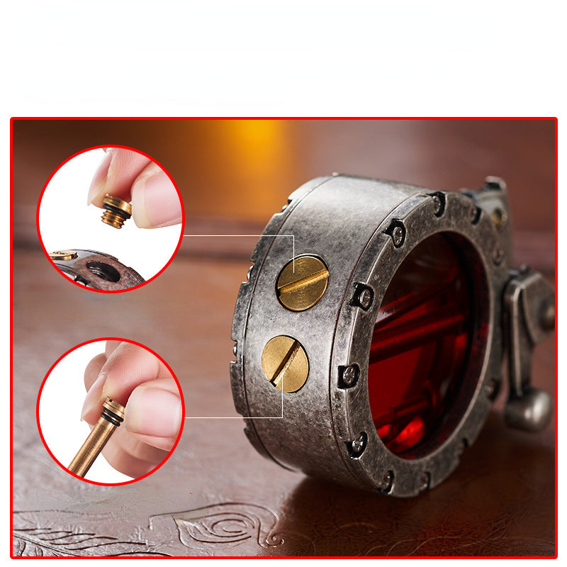 Retro Transparent Tank Metal Lighter 5