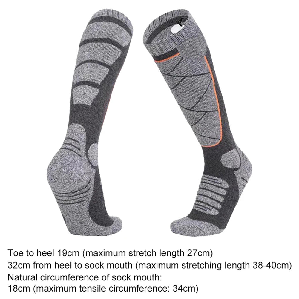 Electric Heated Winter Socks – 3-Level Adjustable Thermal Foot Warmers 5