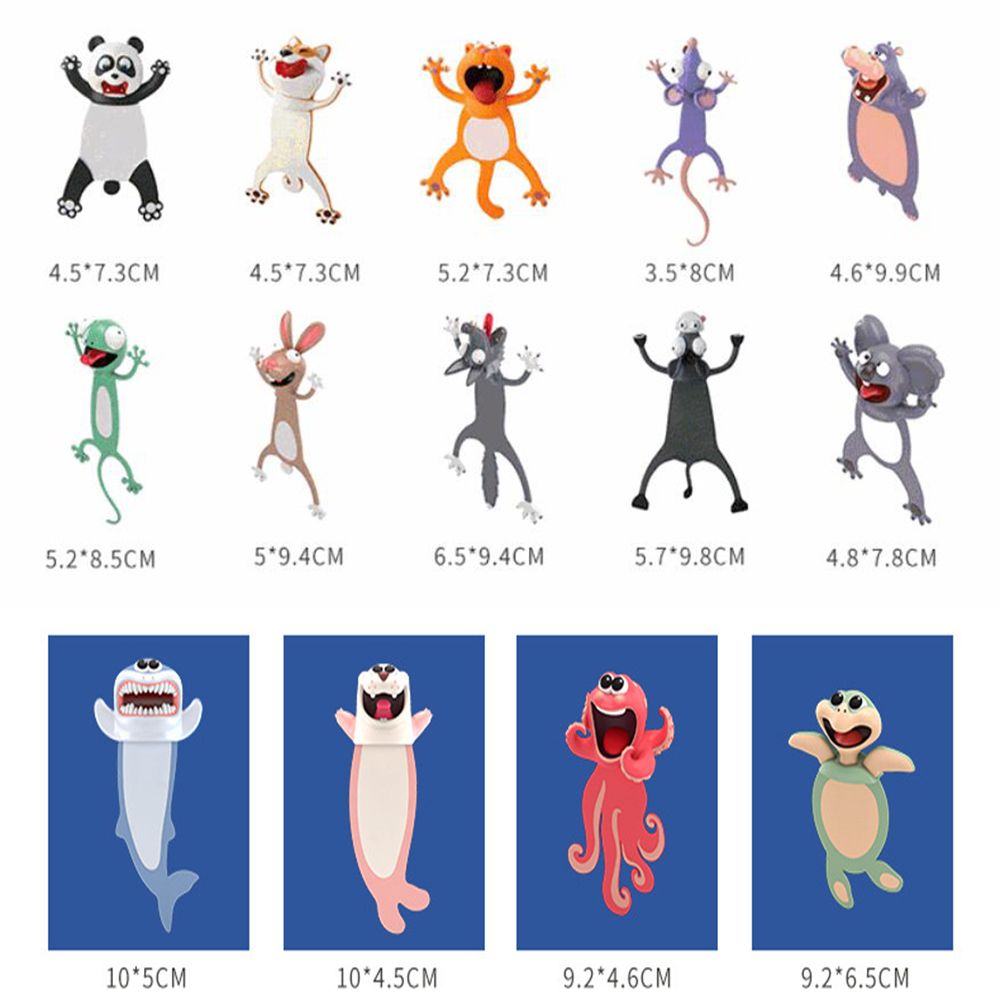 3D WACKY BOOKMARK 5