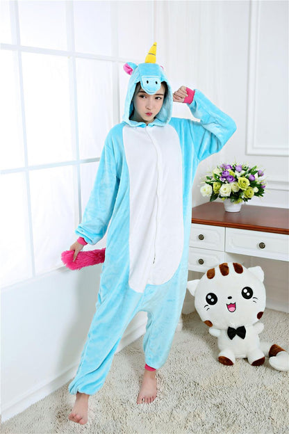 MAGICAL STARRY PURPLE & RAINBOW COLOR UNICORN ONESIE 4