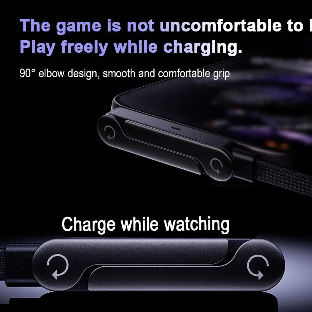 Invisible Stand 240W Fast Charging Flat USB-C Cable 4