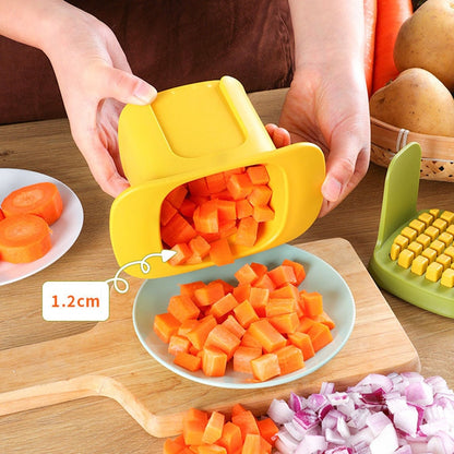 2-in-1 Vegetable Chopper Dicing & Slitting 5