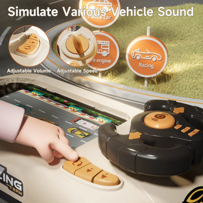 Mini Driving Simulation Steering Wheel Game for Kids ??️ 5