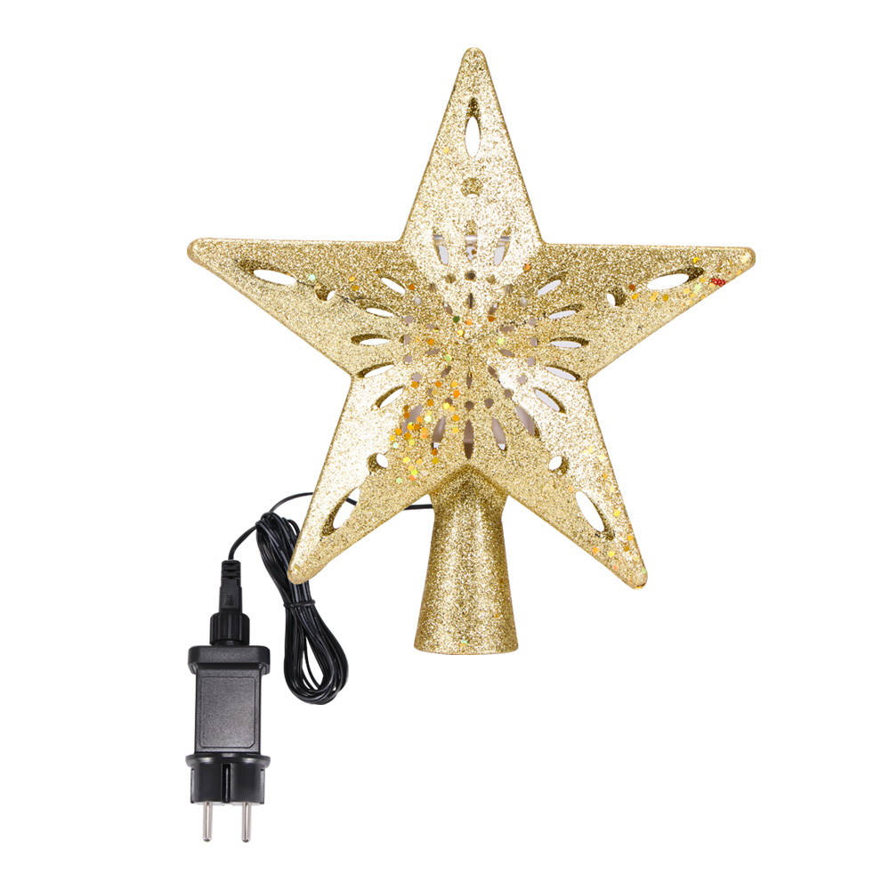 Projection Star Christmas Tree Topper 5