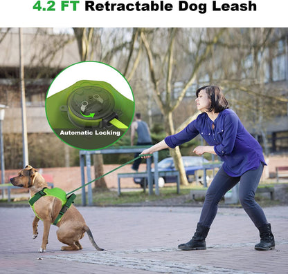 Dog Harness and Retractable Leash Set All-in-One 5