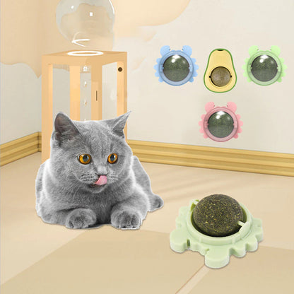 Natural Catnip Rotating Interactive Cat Toy 5