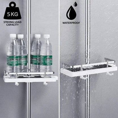 Shower Rod Storage Shelf Organizer 5