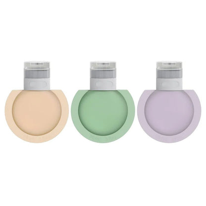 Travel-sized Round Silicon Bottles 4
