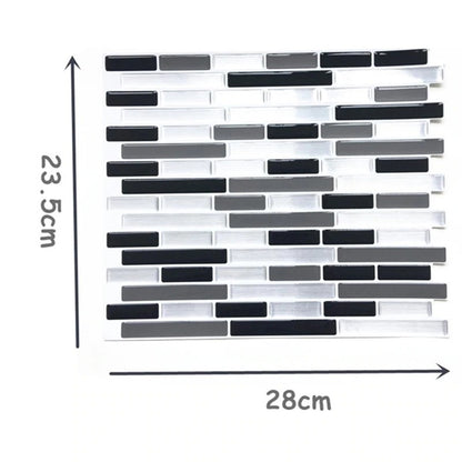 Crystal Tile Self-adhesive 3D Wall Sticker 5PCS+3Free 5