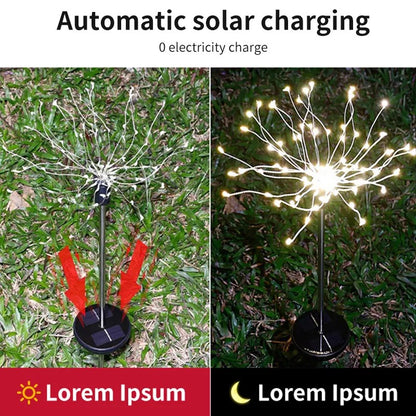 Waterproof  Solar Garden Fireworks Lamp 3