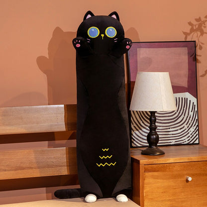 Cute Long Cat Stuffed Squish Plush Pillow 5