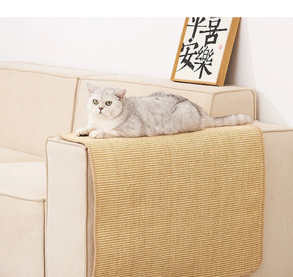 Sisal Cat Scratching Mat – Wall-Mounted Furniture Protector Pad for Cat Paw Training 5
