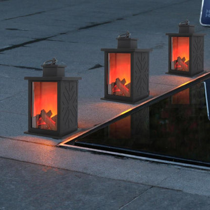 "Campfire" Led Flame Lantern/Lamp 5