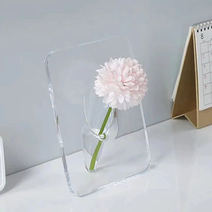 Photo Frame Shaped Clear Acrylic Flower Vase 5
